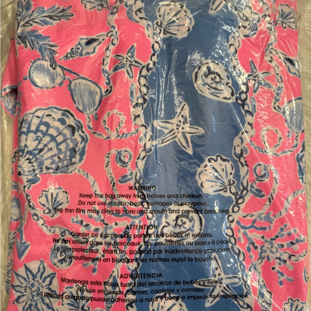 NWT Lilly Pulitzer EDITA SHIFT DRESS “Rousseau Pink Barefoot” MSRP $198 sz 14 - Picture 11 of 12